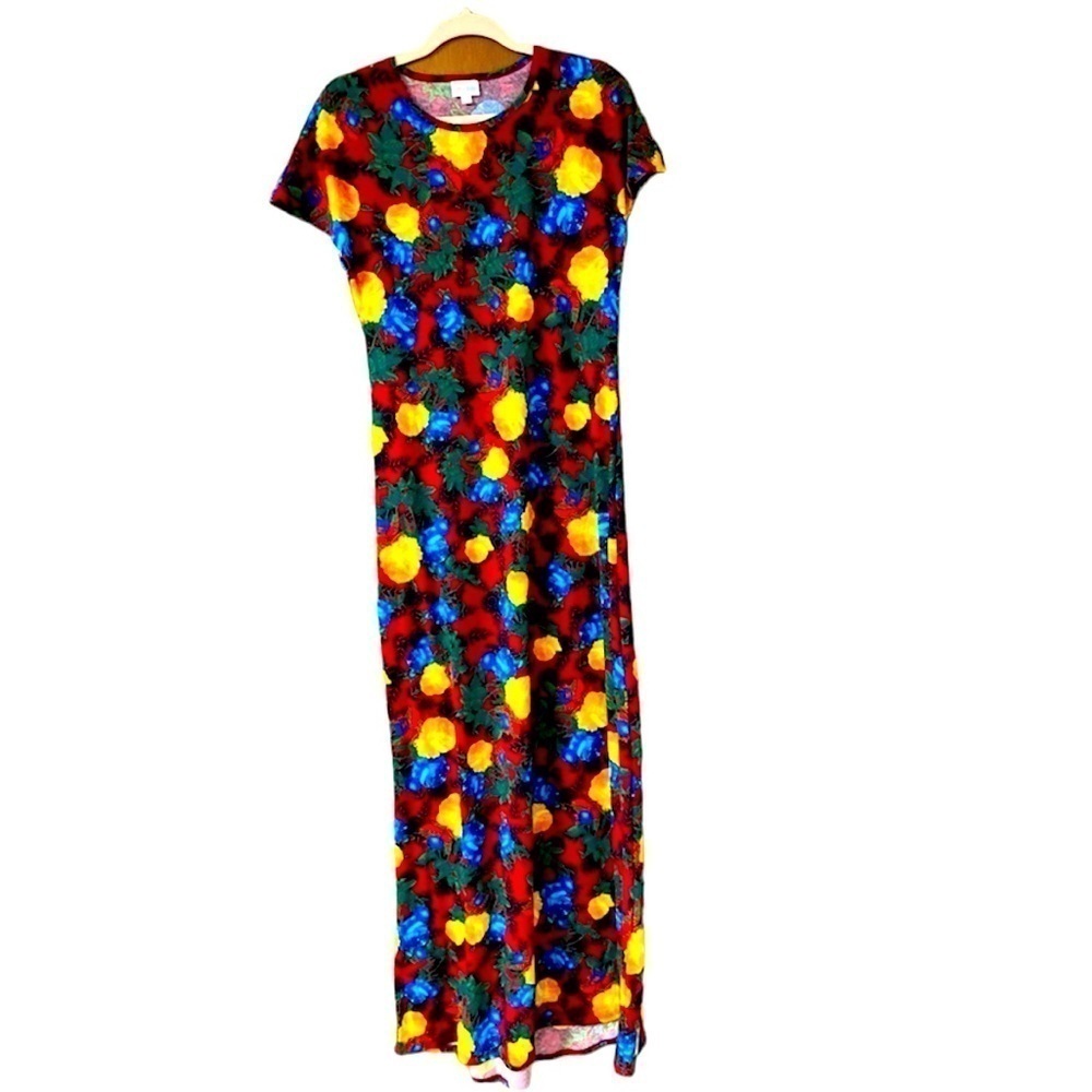 Lularoe size medium rose design Maria dress
